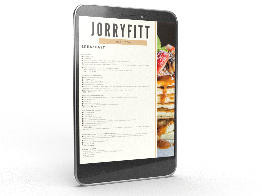 JorryFitt Meal Ideas