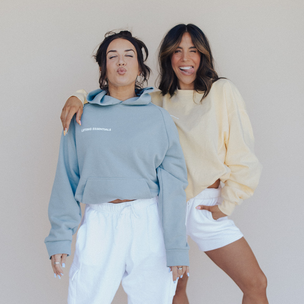 soft serve muscle mommy barbell hoodie