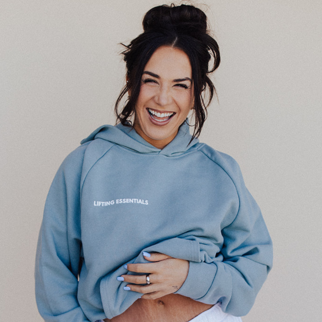 soft serve muscle mommy barbell hoodie