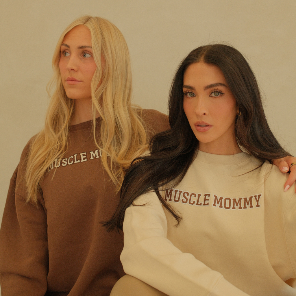 off-duty muscle mommy crewneck