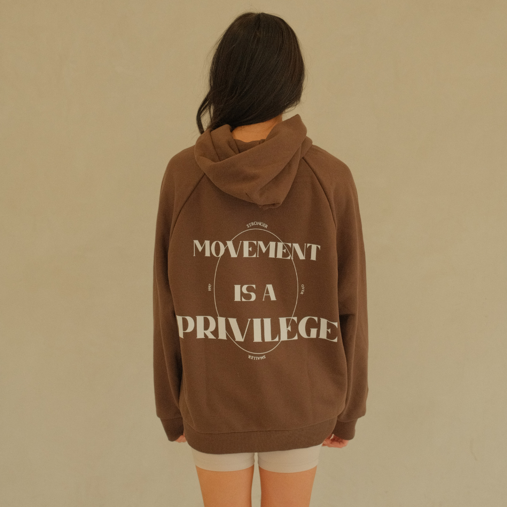 stronger over smaller hoodie