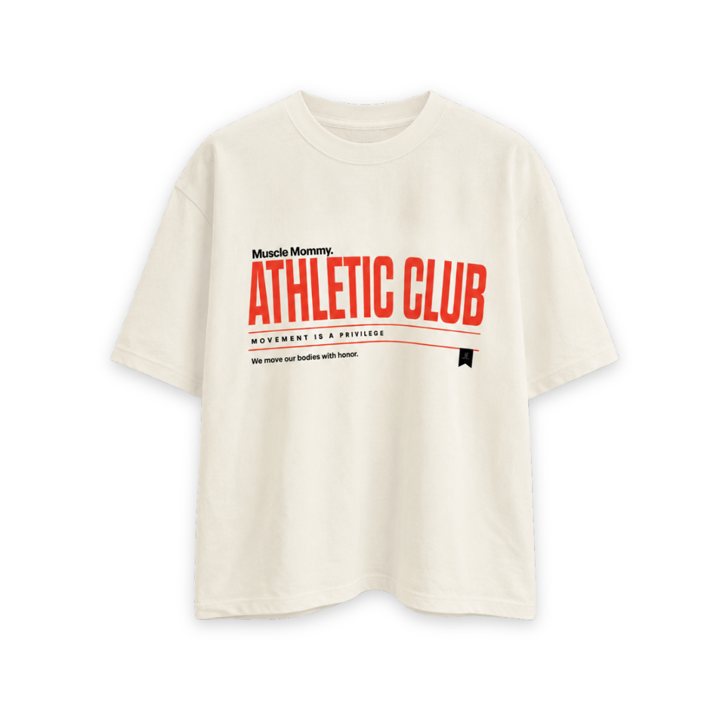 muscle mommy athletic club tee