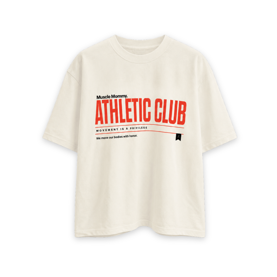 muscle mommy athletic club tee