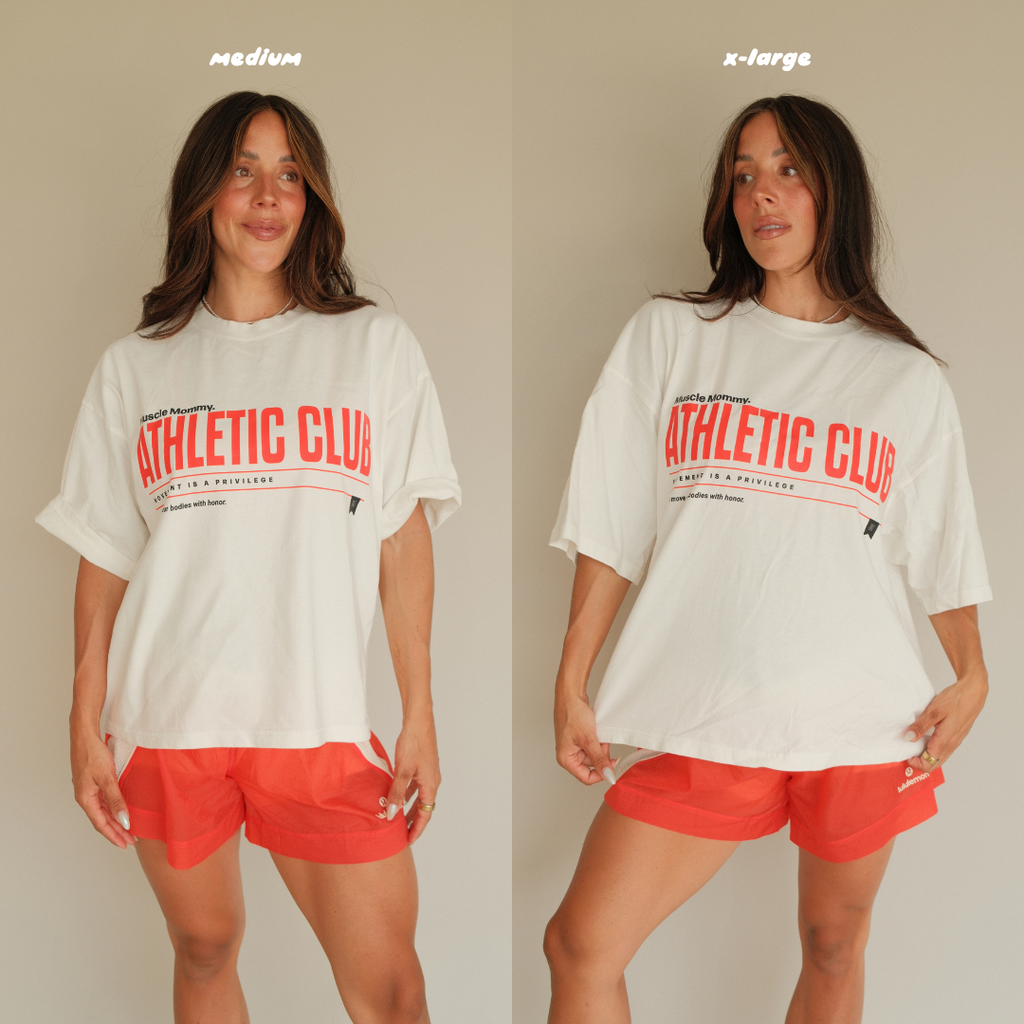 muscle mommy athletic club tee