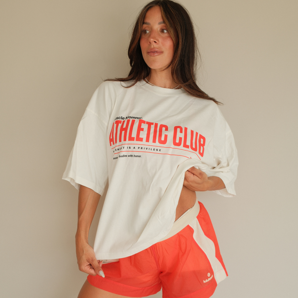 muscle mommy athletic club tee