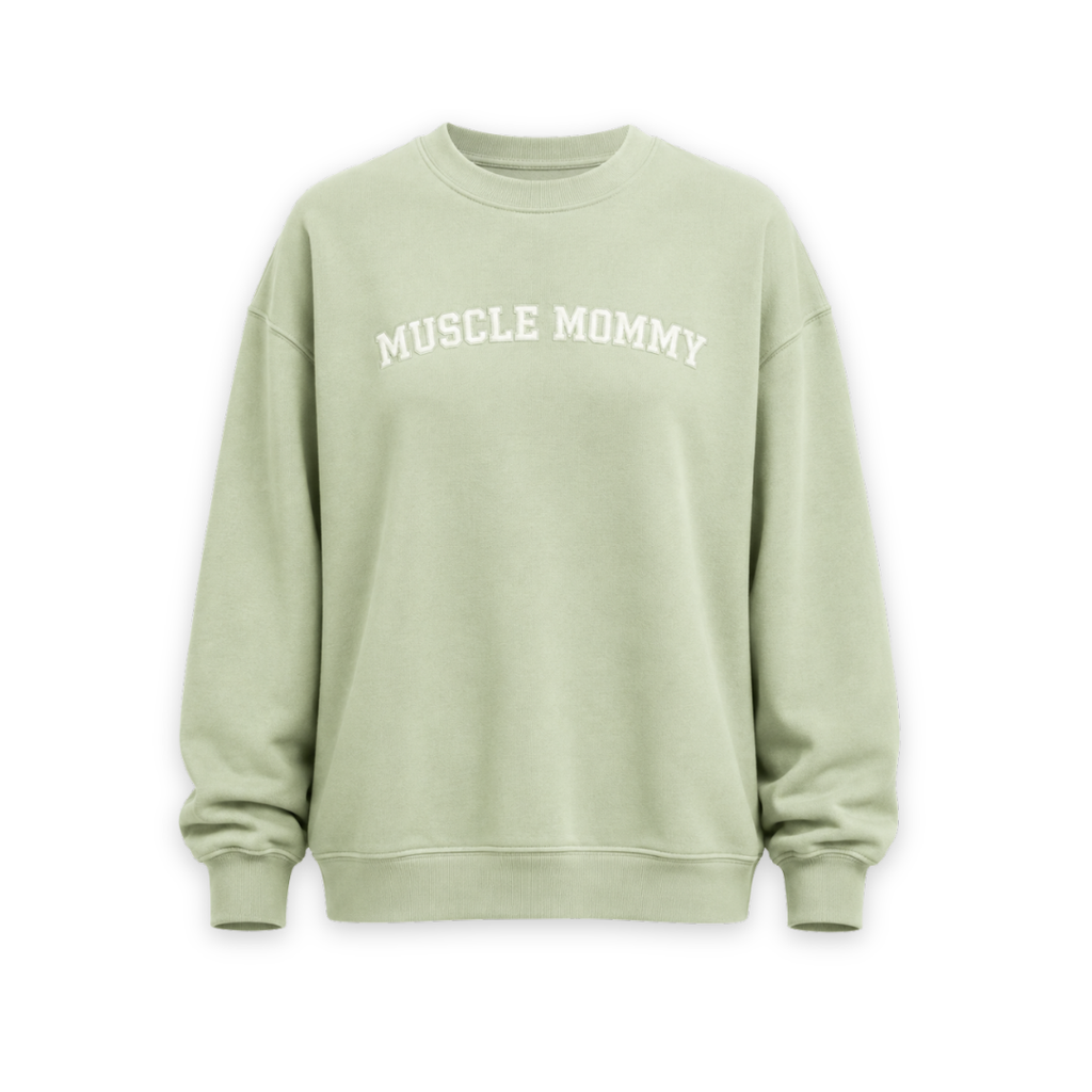 off-duty muscle mommy crewneck