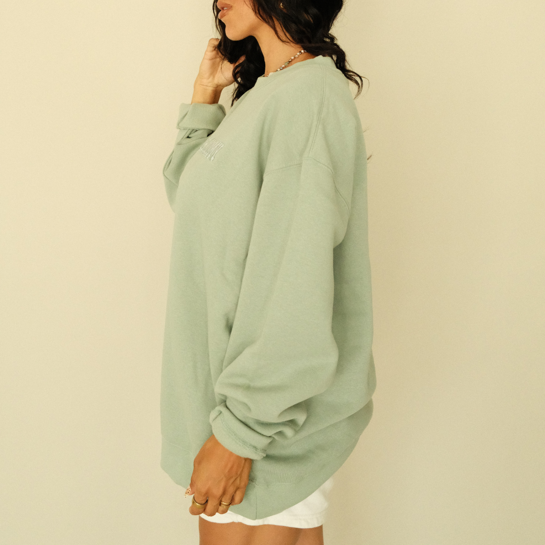 off-duty muscle mommy crewneck