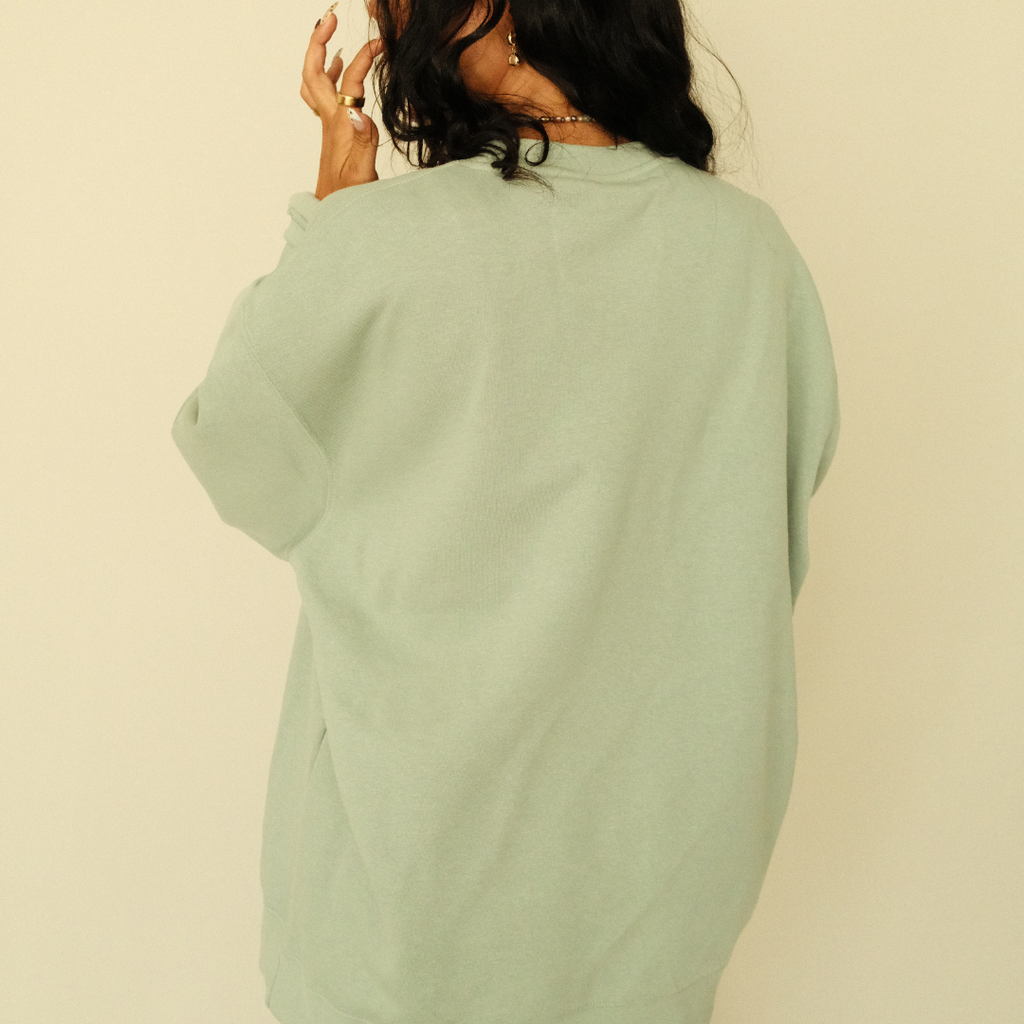 off-duty muscle mommy crewneck