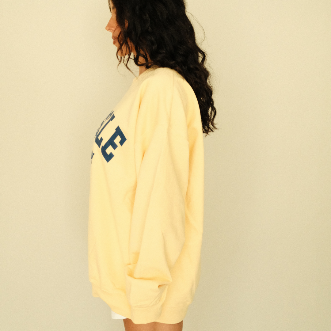 varsity vintage muscle mommy crewneck