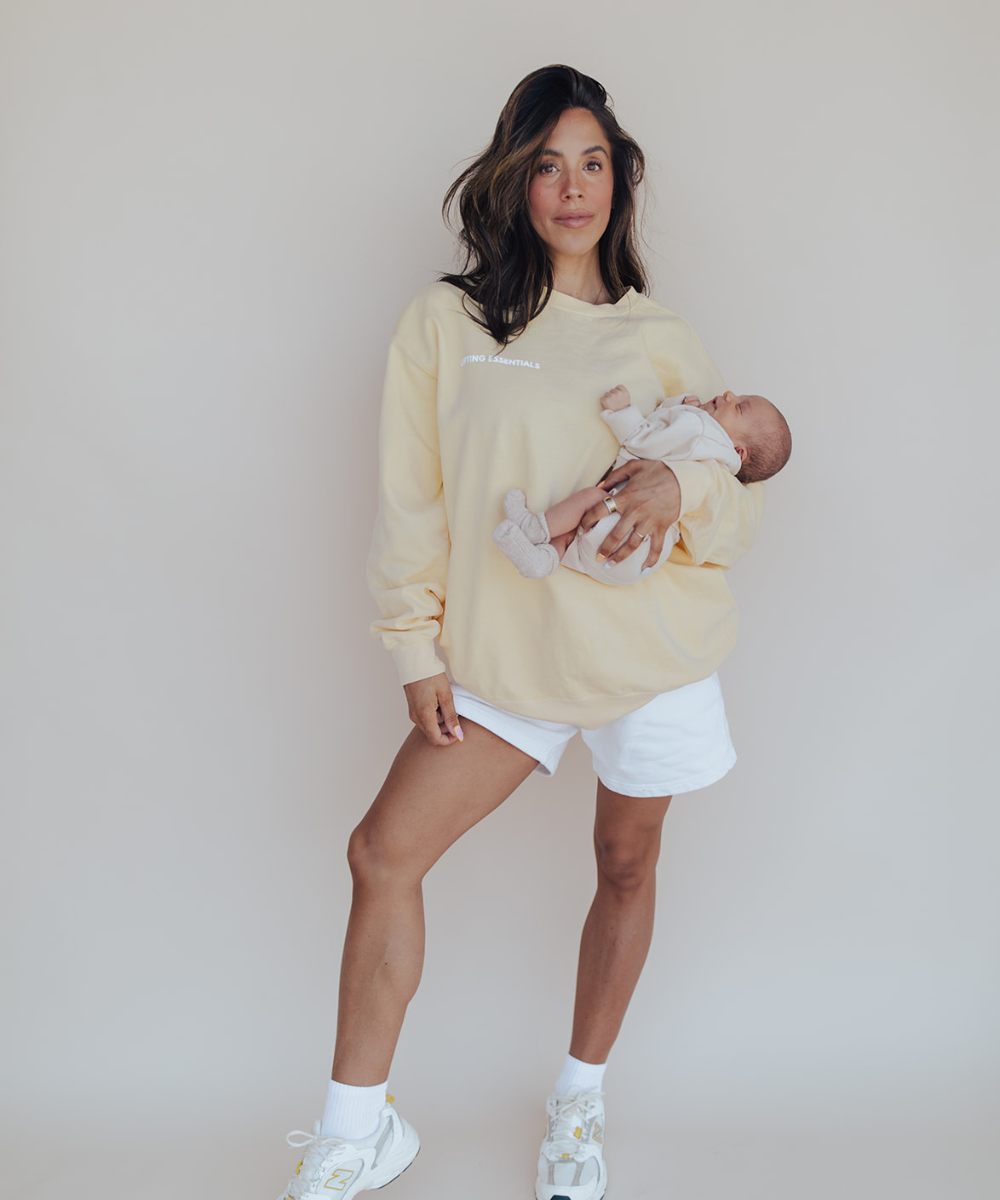 butter mommy crewneck