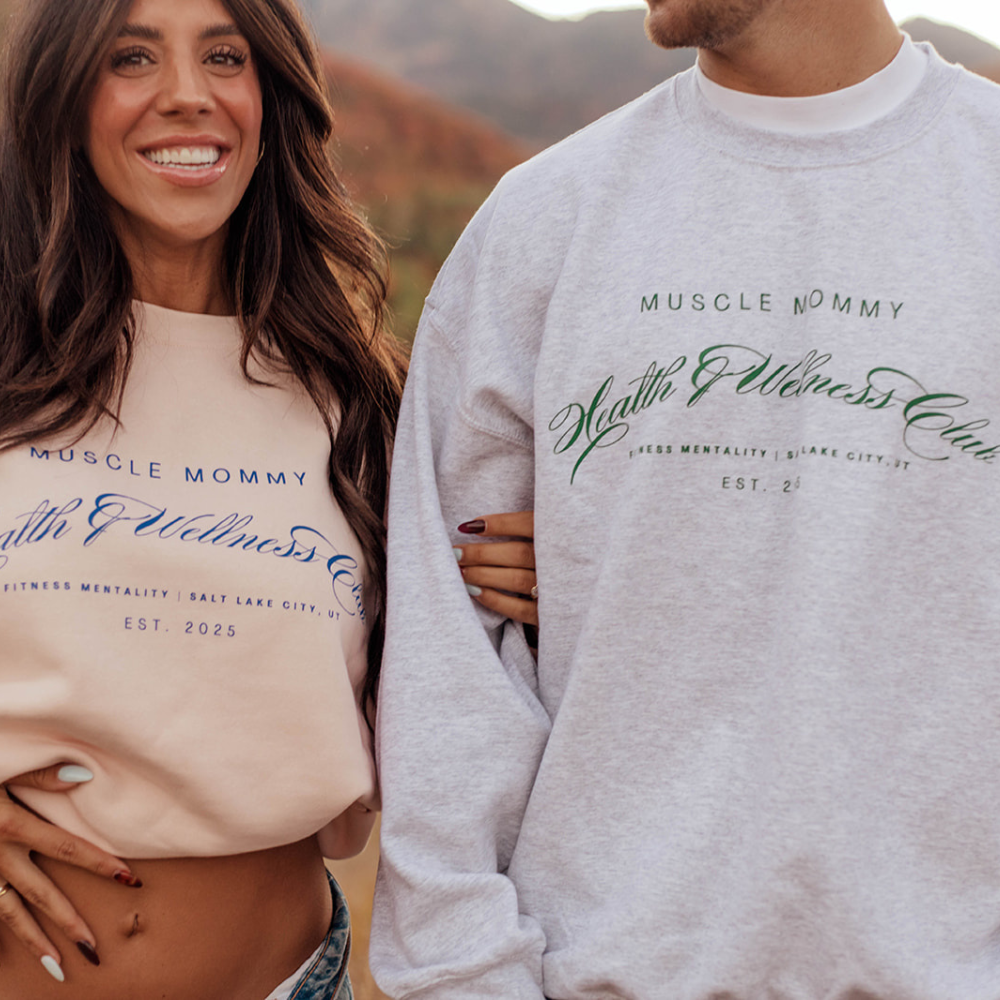 muscle mommy club crewneck