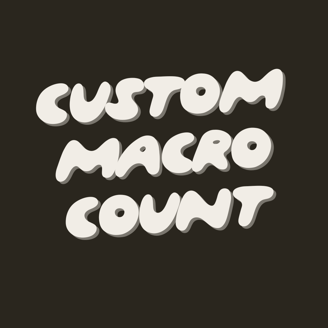 Personalized Macro Count