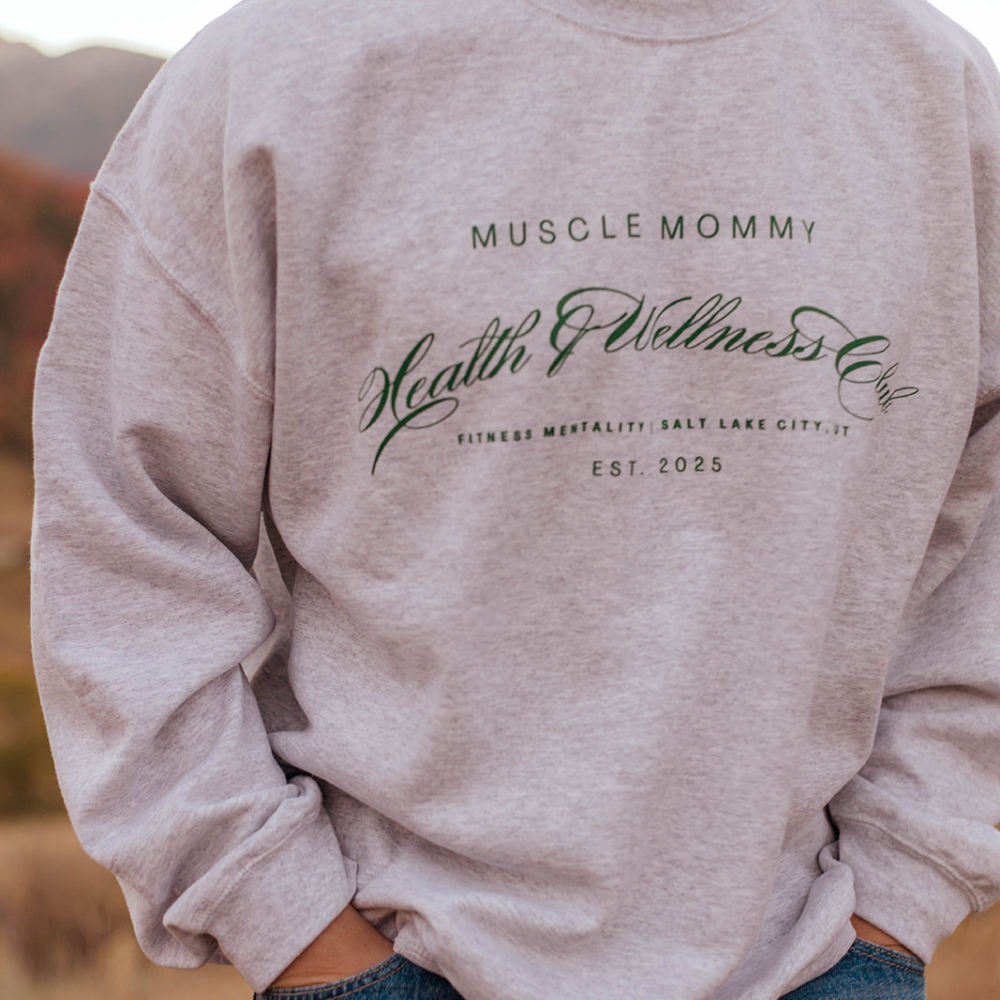 muscle mommy club crewneck
