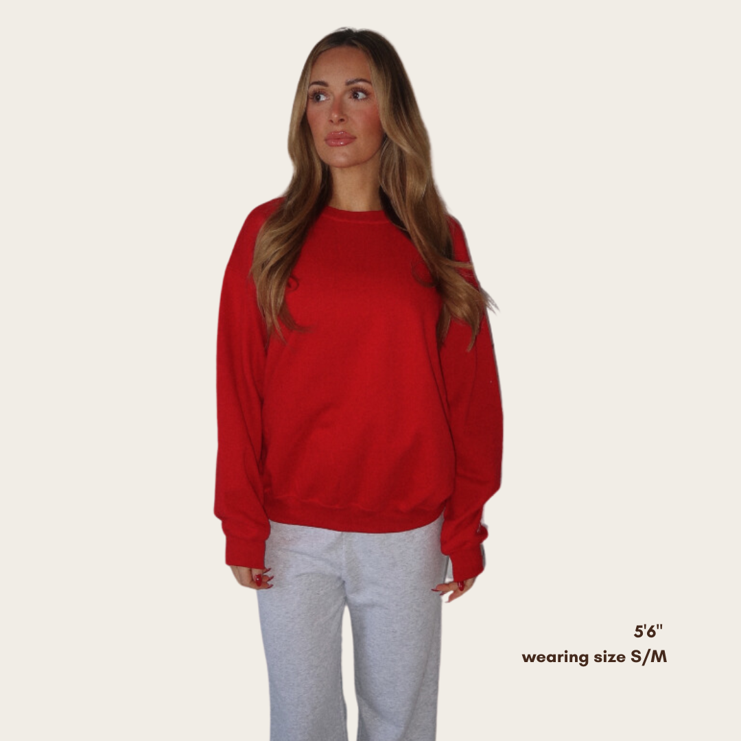 slay muscle mommy crew neck