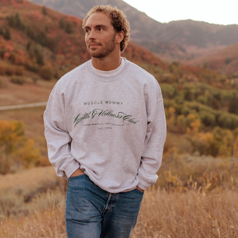 muscle mommy club crewneck