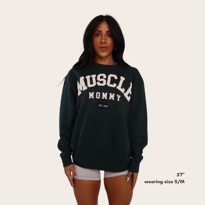 Varsity Vintage Muscle Mommy Crewneck Sweatshirt