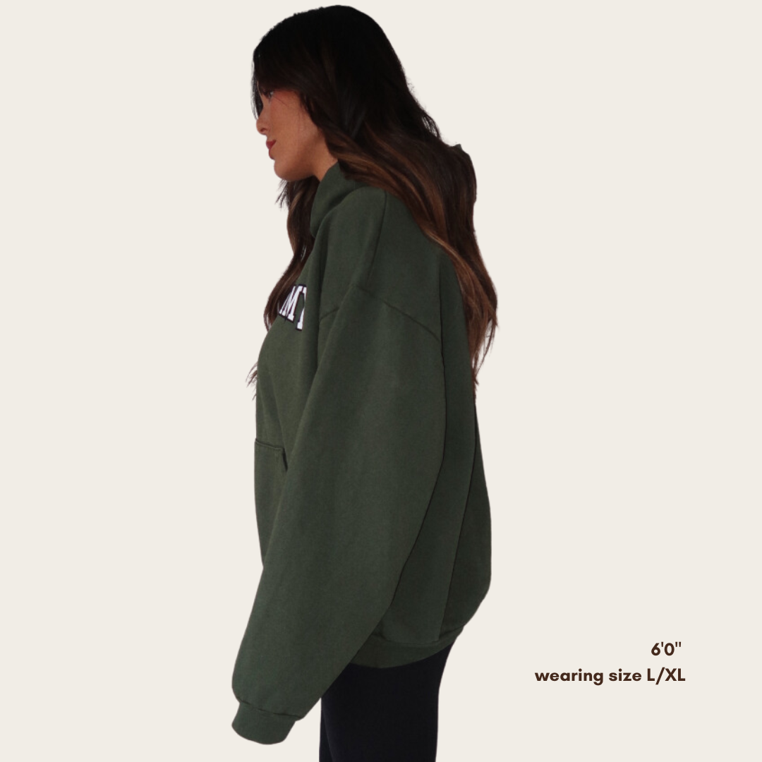 evergreen mommy hoodie