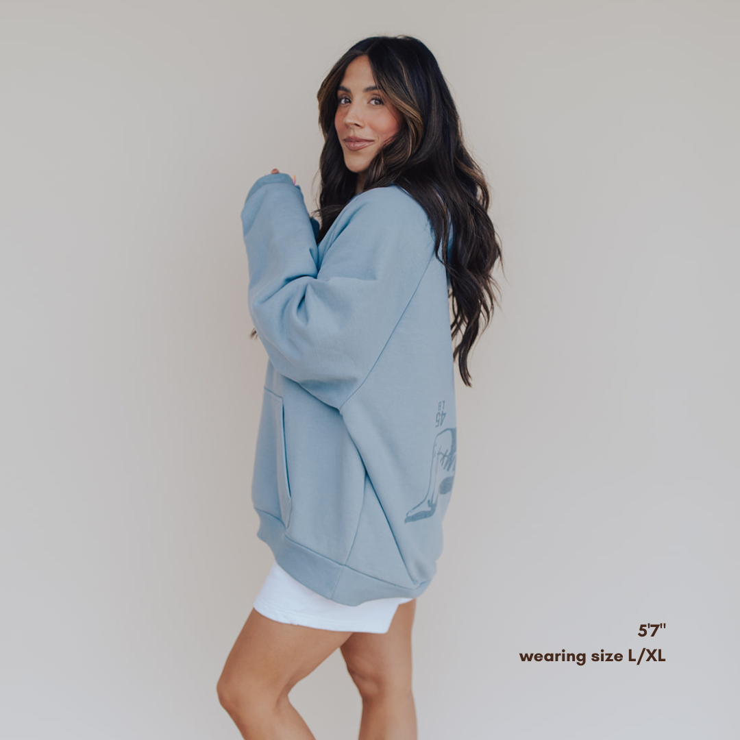 soft serve muscle mommy barbell hoodie