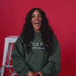 Santa's Red Slay Muscle Mommy Crewneck